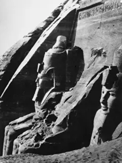 Malcom Suart Osborne: Colossal statues at Abu Simbel, Egypt