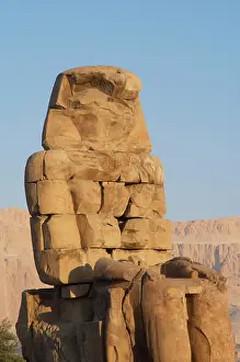Amenhotep: Colossi of Memnon. Eastern colossus. Luxor. Egypt