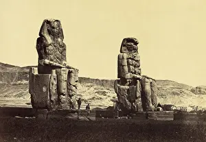 Amenhotep: Colossi of Memnon, Egypt, 1880s