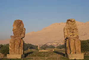 Amenhotep: Colossi of Memnon. Luxor. Egypt