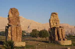 Amenhotep: Colossi of Memnon. Luxor. Egypt