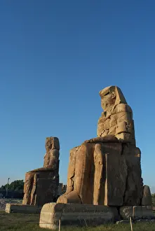 Amenhotep: Colossi of Memnon. Luxor. Egypt
