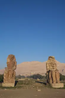 Amenhotep: Colossi of Memnon. Luxor. Egypt
