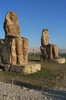 Amenhotep: Colossi of Memnon. Luxor. Egypt