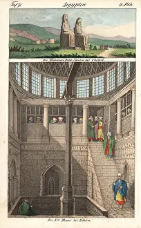 Colossi: Colossi of Memnon at Luxor and the Nilometer in Cairo