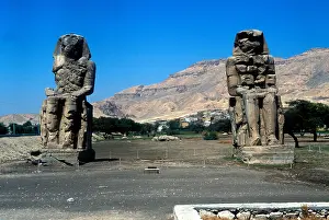 Amenhotep: The Colossi of Memnon, near the Valley of the