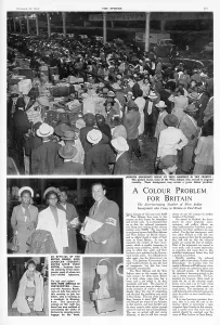 Jamaicans: Colour Problem for Britain - Sphere article on immigration