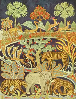 Needlework: A colourful and exotic gathering of animals