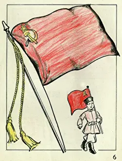 Tassels: Colouring page, For Victory Paint Book, WW2