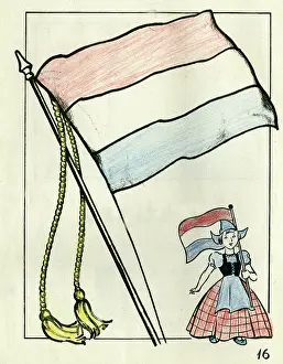 Tassels: Colouring page, For Victory Paint Book, WW2