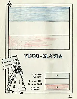 Tassels: Colouring page, For Victory Paint Book, WW2