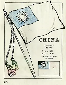Tassels: Colouring page, For Victory Paint Book, WW2