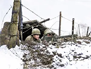 82nd: Colourised Battle of the Bulge