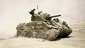 Catania: Colourised WW2 Tanks