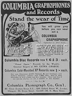 Durability: COLUMBIA GRAMOPHONE 1904