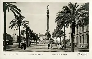 Monumento: The Columbus Monument / Column, Barcelona, Spain