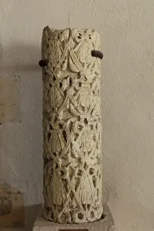 1021: Column, Abbaye Saint Nicolas, Angers, Maine-et-Loire, France
