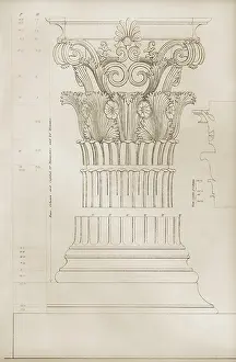 Engrav: Column and capital of the Corinthian order ?