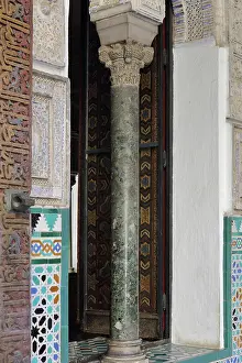 Reales: Column, Courtyard of the Maidens, Mudejar Palace