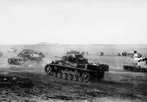 Propelled: A column of the German Africa Korps, 1942