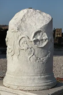 Cella: Column, Temple of Asclepius, Asclepium, Pergamon