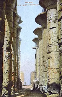 Hypostyle: Columns of the Great Hypostyle Hall of Karnak