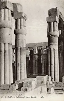 Feb17: Columns of the Luxor Temple, Egypt