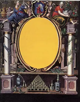 Herbs: Columns, Yellow Oval