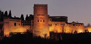 Comares: Comares Tower, Alhambra, Granada, Andalusia, Spain