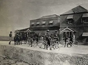 Barbados: Combermere Scout Troop (1st Barbados) on bicycles