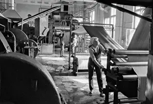 Operator: Combine of artificial leather