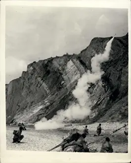 Culver: Combined forces demonstration at Culver Cliff, Isle of Wight