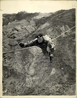 Culver: Combined forces demonstration at Culver Cliff, Isle of Wight