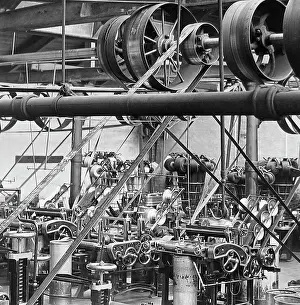 Combing: Combing Room, T W Rust & Co in 1892