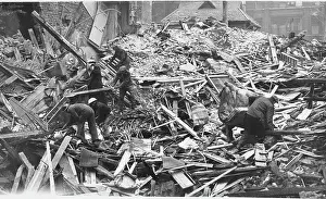 Floorboards: Combing the wreckage of a bombed house
