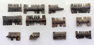 Latvia: Combs. 12th-13th centuries. Bone and horn