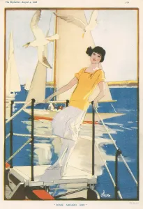 Nautical: Come Aboard, Sir! by Edmund Blampied