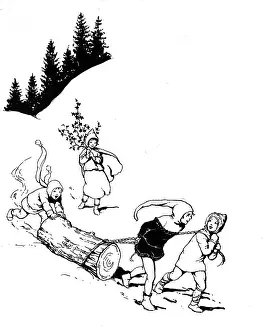 Drags: Come, bring with a noise (The Christmas Log)