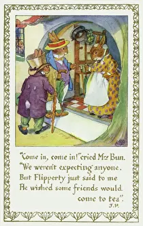 Cried: Come in cried Mrs Bun