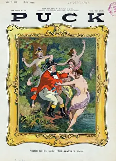 Suffragists: Come on in, John! The water's fine!