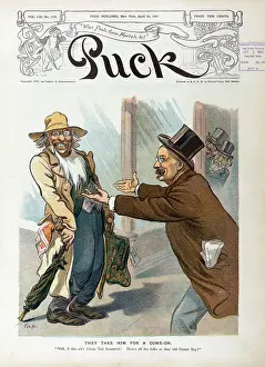 Hayseed: They take him for a come-on