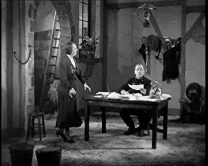 Wilton: Comedian Robb Wilton On Set Playing a Fire