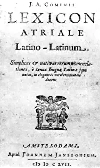 Latino: Comenius, John Amos, 28.3.1592 - 15.11.1670
