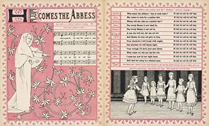 Abbess: Here comes the abbess, rhyme and music