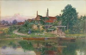 Ghent: Now Comes Still Evening ' village scene