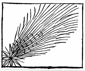 Chronicle: Comet of 684 (Halley). From Hartmann Schedel Liber