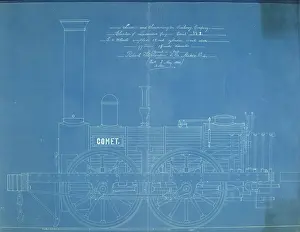 Swannington: 'Comet' engine by Robert Stephenson & Co