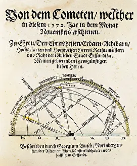 Broadsheet: Comet over Nuremberg