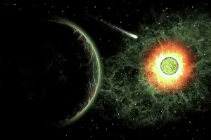Universe: A comet passing through an alien exoplanet solar system