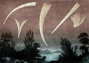 Phemomena: Comets in Night Sky